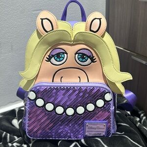 Disney Parks Miss Piggy Loungefly Mini Backpack